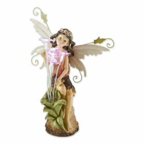 Accent Plus Fairy with Flowers Solar Garden Light