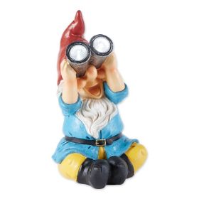 Accent Plus Gnome with Binoculars Solar Garden Light