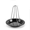 Chicken Roasting Stand Rack Non-Stick Vertical Grilled Chicken Stand Rack Grilling Tools - Black