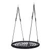 Detachable Spider Web Tree Swing Outdoor Safe and Durable Kids Hanging Platform Swing Seat for Children Adults Backyard Garden - 40 inches