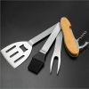 Detachable BBQ Tool Stainless Steel Grilling Cooking Accessories - Multi-tool