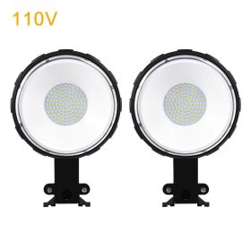 Multipurpose Outdoor LED Barn Light 100W Light Sensing Waterproof Wall Light - White - 2 Pcs