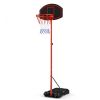 Portable Outdoor Adjustable Basketball Hoop System Stand  - Red & Black - Exercise & Fitness