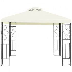 2 Tiers 10 x 10 Feet Patio Gazebo Canopy Tent - as show