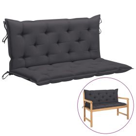 Backyard Patio Fabric Cushion for Swing Chair And Length Chairs - Anthracite - 47.2"