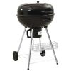 Kettle Charcoal BBQ Grill 28.7"x22.8"x37.8" Steel - Black