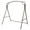 Porch Swing Stand with Antique Bronze Finish, Heavy Duty Swing Frame with Extra Side Bars for Outdoors - Bronze Brush