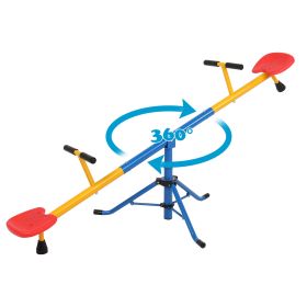 Kids Seesaw 360 Degrees Rotation Teeter-Totter, Toddlers Swivel Teeter-Totter Equipment for Home Backyard Playground Outdoor  YJ - picture