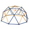 Children Dome Climber Playground Kids Swing Set Climbing Frame Backyard Gym Develop Confidence for Fun Indoor Outdoor XH - Blue & Yellow