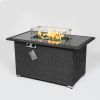 Outdoor 44" Gas Propane Fire Pit Table - gray