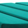 HDPE Adirondack Ottoman - Turquoise