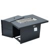 Hot selling outdoor furniture fire pit table - Aluminum