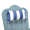 TALE Adirondack Chair Backyard Furniture Painted Seat Pillow Blue - default