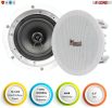 Outdoor Speaker Wired Waterproof System Ceiling Mounted Indoor Outside Patio Backyard Surround Sound Home Exterior 5 Core CL 6.5-12 2 - 6.5" 2-Way