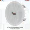 Outdoor Speaker Wired Waterproof System Ceiling Mounted Indoor Outside Patio Backyard Surround Sound Home Exterior 5 Core CL 6.5-12 2 - 6.5" 2-Way