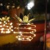 LED Pineapple Swirl Solar Garden Lights  - Pineapple