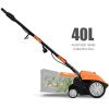 Backyard 2-In-1 Electric Lawn Scarifier And Power Grass Dethatcher W/ 40L Bag - Orange - Grass Dethatcher