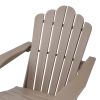 Classic Outdoor Adirondack Chair Set of 2 for Garden Porch Patio Deck Backyard, Weather Resistant Accent Furniture, Brown - brown