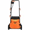 Backyard 2-In-1 Electric Lawn Scarifier And Power Grass Dethatcher W/ 40L Bag - Orange - Grass Dethatcher