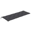 Backyard Patio Fabric Cushion for Swing Chair And Length Chairs - Anthracite - 59.1"