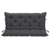 Backyard Patio Fabric Cushion for Swing Chair And Length Chairs - Anthracite - 47.2"