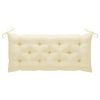 Backyard Patio Fabric Cushion for Swing Chair And Length Chairs - Cream White - 47.2"