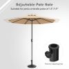 26.5lbs Patio Market Umbrella Base Stand - Bronze