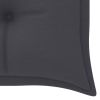 Backyard Patio Fabric Cushion for Swing Chair And Length Chairs - Anthracite - 59.1"