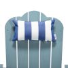 TALE Adirondack Chair Backyard Furniture Painted Seat Pillow Blue - default