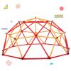 Children Dome Climber Playground Kids Swing Set Climbing Frame Backyard Gym Develop Confidence for Fun Indoor Outdoor XH - red&yellow