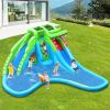 7 in 1 Inflatable Bounce House with Splashing Pool - As the picture shows