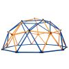 Children Dome Climber Playground Kids Swing Set Climbing Frame Backyard Gym Develop Confidence for Fun Indoor Outdoor XH - Blue & Yellow