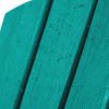 HDPE Adirondack Ottoman - Turquoise