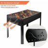 14 inch Portable Grill Charcoa Barbecue Grill, Small D, Portable Grill,Detachable Grill , Mini Tabletop Camping Grill BBQ, Black - black