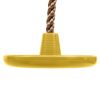 Climbing Rope Swing with Disc Swing Seat Set Rope Ladder for Kids Outdoor Tree Backyard Playground Swing - yellow