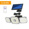 LED Solar Motion Sensor Light Outdoor Security Garden Dusk to dawn Flood Light - New