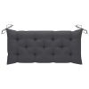 Backyard Patio Fabric Cushion for Swing Chair And Length Chairs - Anthracite - 47.2"