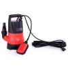 Submersible Water Pump (7500L/H) with 16.4ft High Lift and Thermal Overload Protection System for Fish Tank, Pond and Aquarium, Red XH - Red