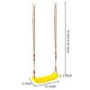 Fun Toys, Tree Swing Toys, Swing Surfing Board, Outdoor Toys for Child Play in Backyard Playground - Yellow