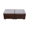 Rattan Patio Coffee Tables - brown