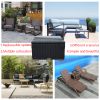 Rattan Patio Coffee Tables - black