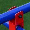 Outdoor Backyard Multiple Kids Playground Equipment 4 Seat Seesaw Teeter Totter For  Active Play 3-8 Years Old - Red+Blue+Yellow - Outdoor Seesaw