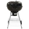 Kettle Charcoal BBQ Grill 28.7"x22.8"x37.8" Steel - Black