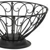 Fire Pit with Poker 29.5" XXL Steel - Black