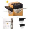 2 Pack Solar Fence Lights Waterproof Solar Step Light Use - 2 Pcs