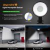 Multipurpose Outdoor LED Barn Light 100W Light Sensing Waterproof Wall Light - White - 2 Pcs