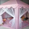 Outdoor indoor portable Folding Princess Castle Tent Children's Tent (colored star lamp) - as picture