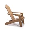 TALE Adirondack Chair Backyard Outdoor Furniture Painted Seating with Cup Holder,For All-Weather - brown