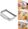 Door Bracket for Garbage Bag Kitchen Cabinet Trash Bag Hanger Can Be Hung Door Hanging Rack Garbage Bag Bracket - gray