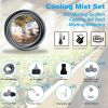 Misting Cooling System for Patio Garden, Outdoor Mister for Patio Greenhouse Garden Gazebo Poolside Umbrella Trampoline - 2021 Upgraded - 75FT